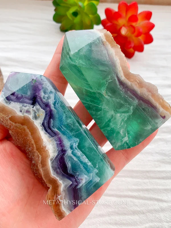 Raw Rainbow Fluorite Fluorite