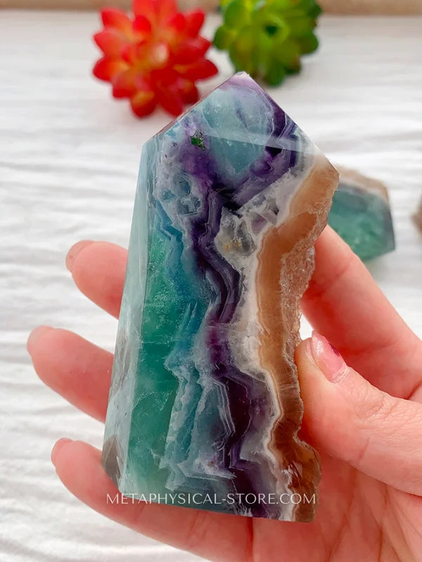 Raw Rainbow Fluorite Fluorite