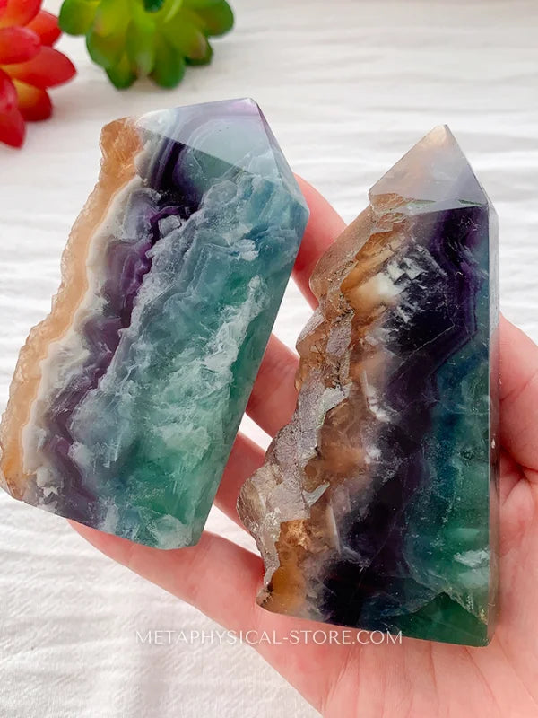 Raw Rainbow Fluorite Fluorite