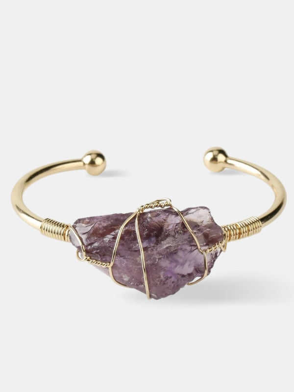 Raw stone bracelet