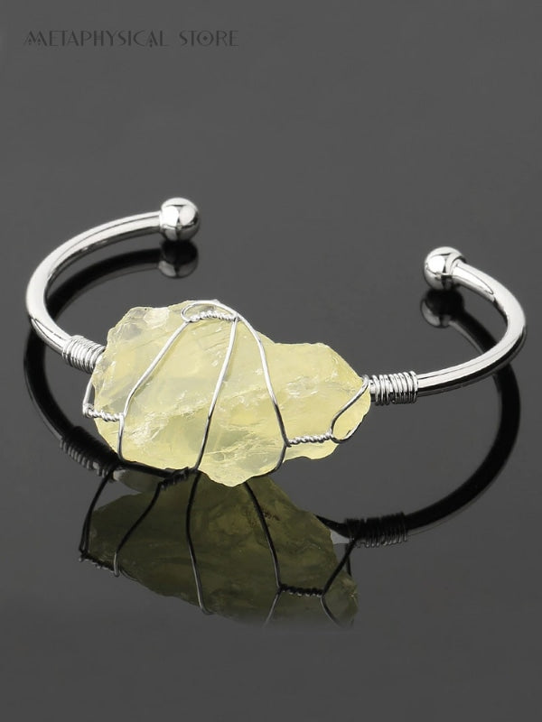 Raw stone bracelet