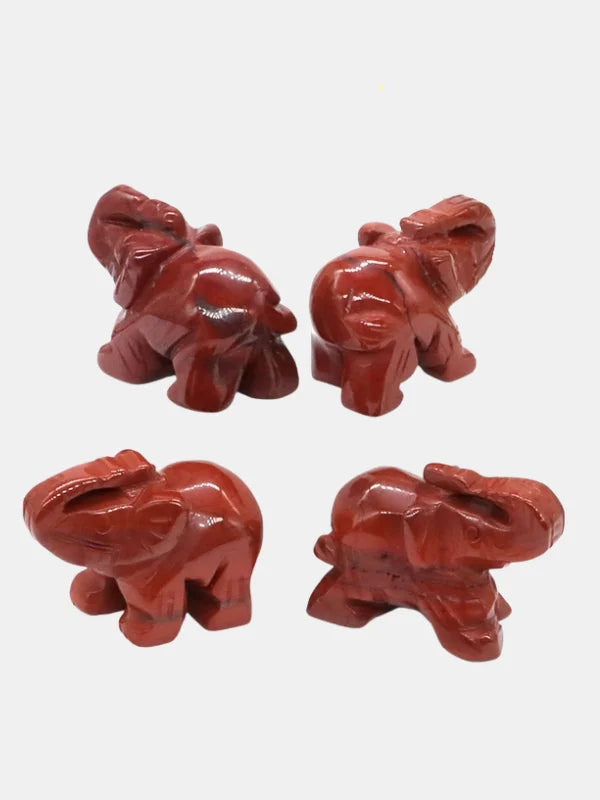 Red Jasper Elephant
