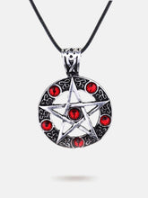 Red Pentagram necklace