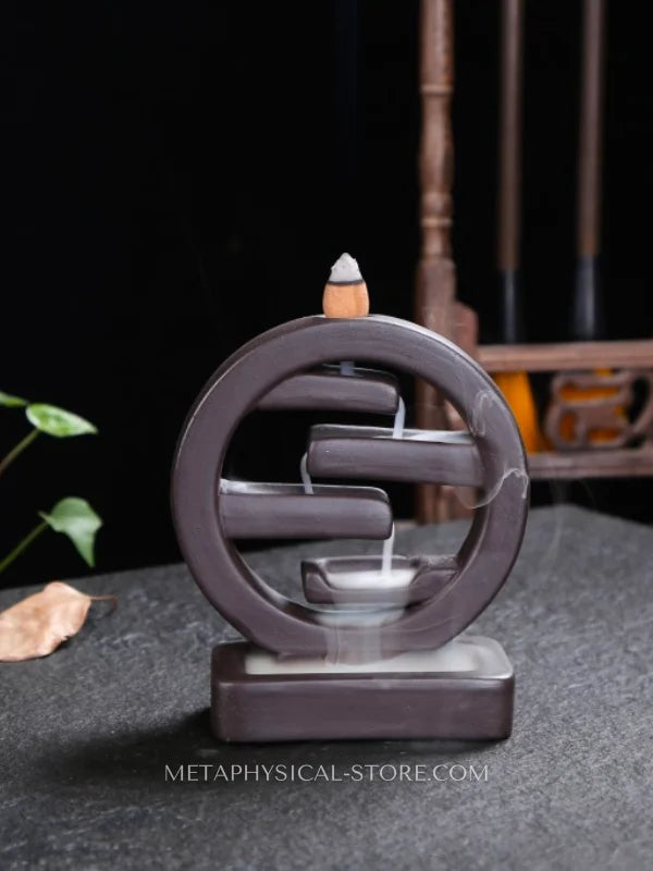 Reverse incense burner