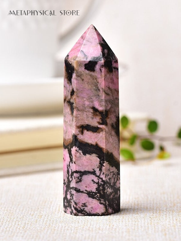 Rhodonite tower