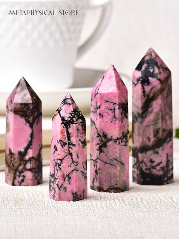 Rhodonite tower