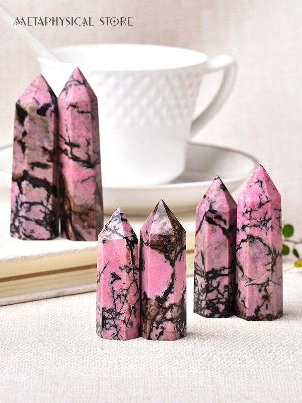 Rhodonite tower