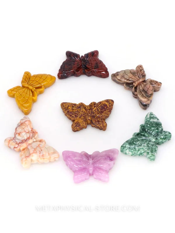 Rose Quartz Butterfly
