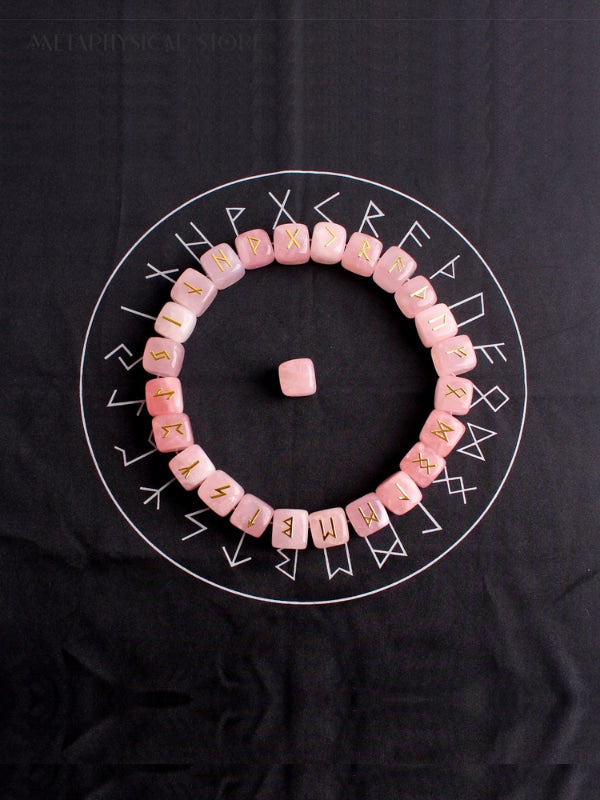 Rose quartz runes