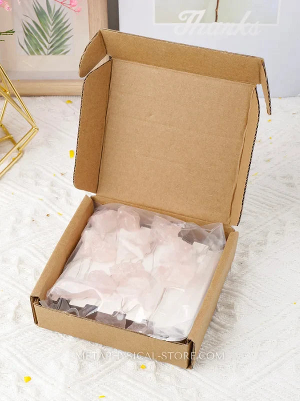 Rose quartz string lights