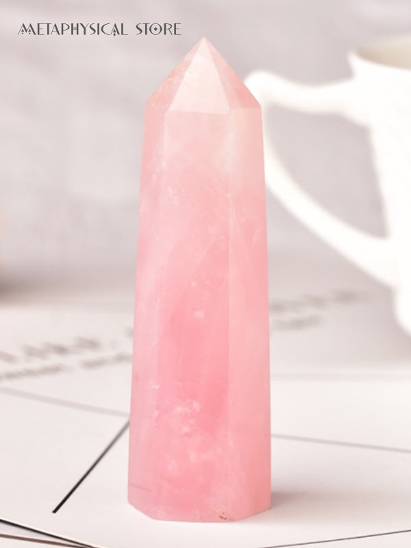 Rose quartz tower