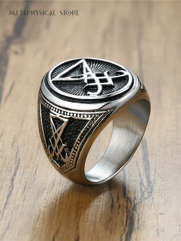 Sigil of Lucifer ring