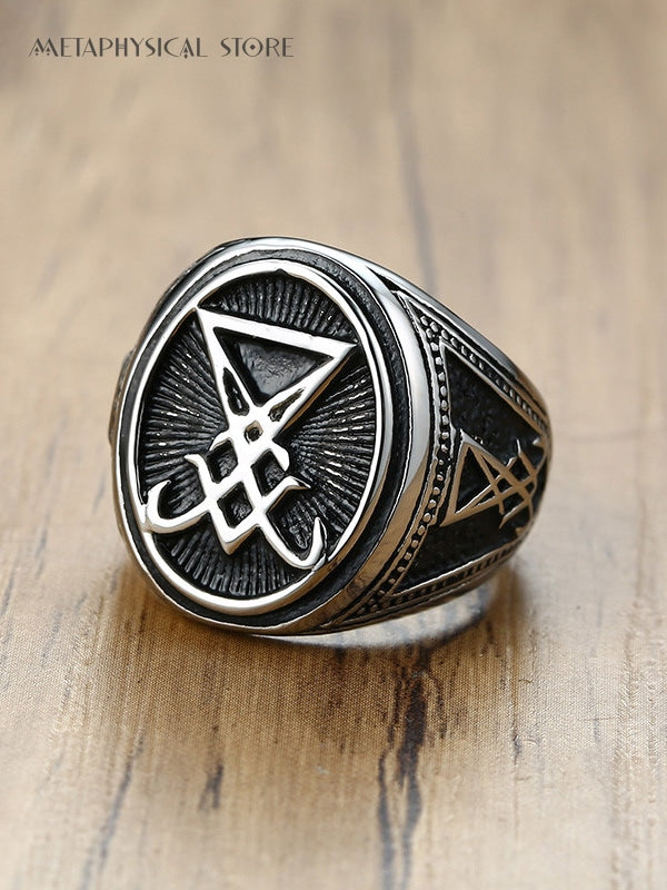 Sigil of Lucifer ring