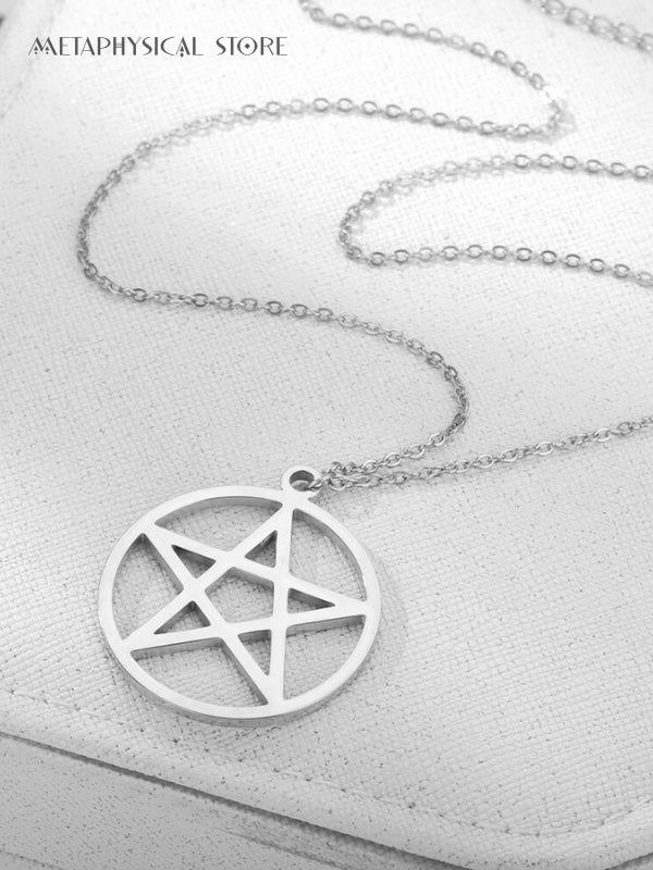 Silver Pentagram necklace