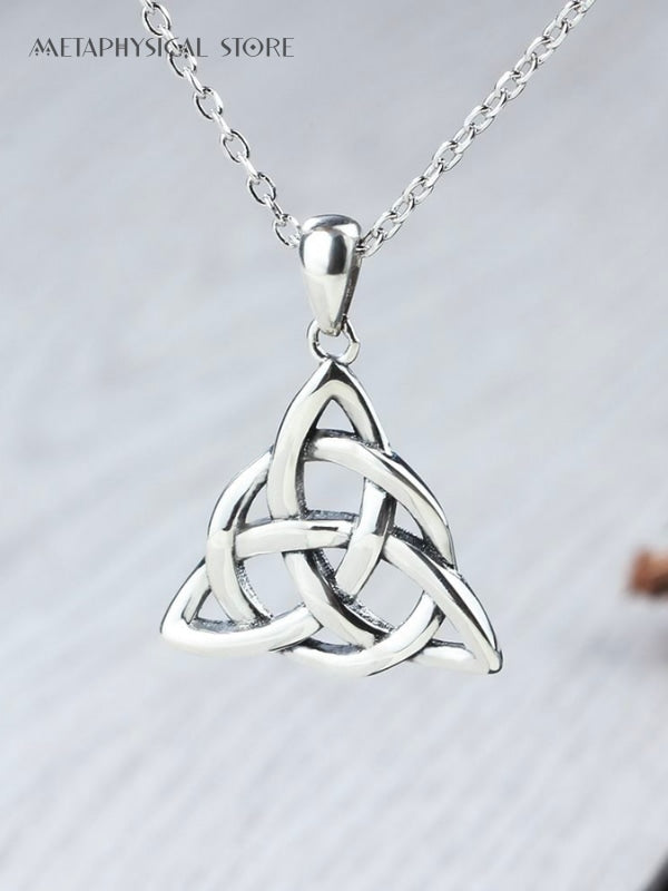 Silver Triquetra necklace