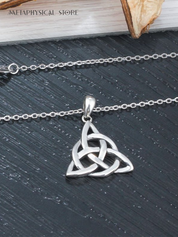 Silver Triquetra necklace