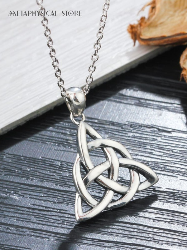 Silver Triquetra necklace