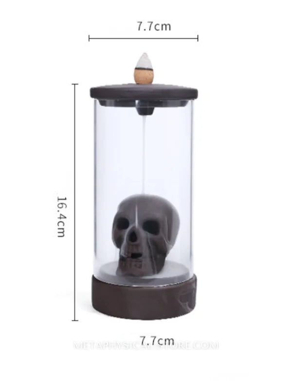 Skull incense burner