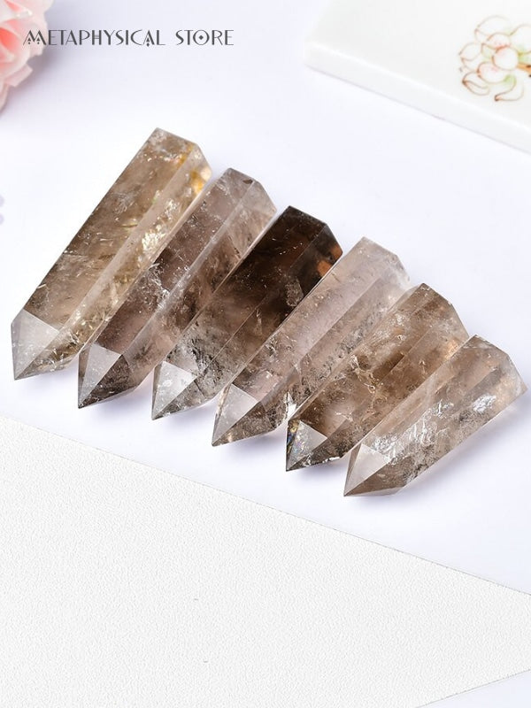 Smoky quartz tower