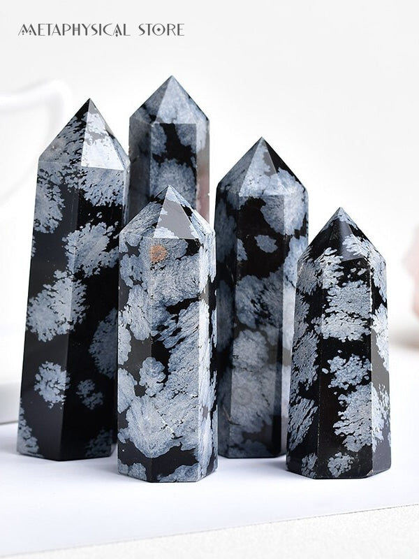 Snowflake obsidian tower