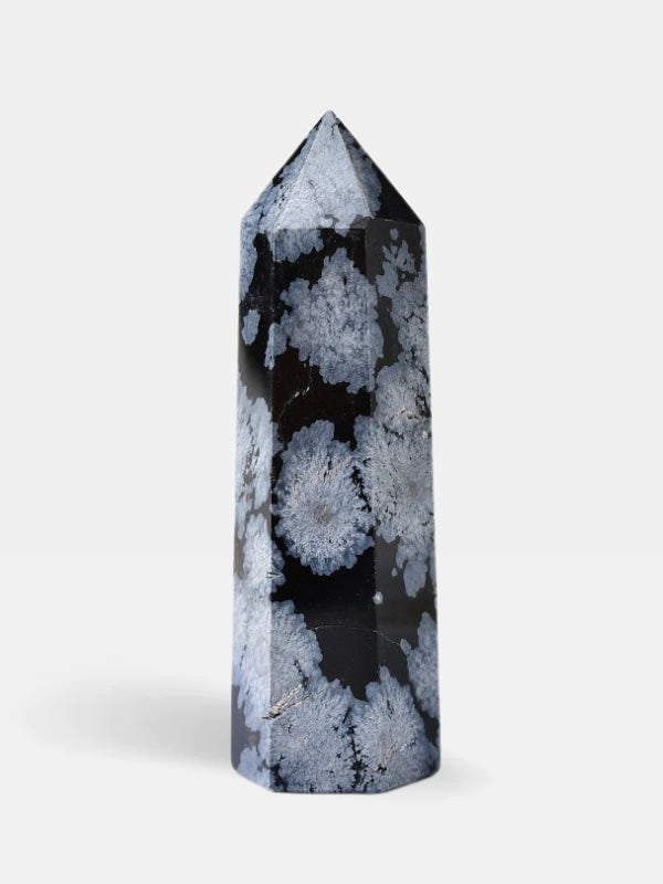 Snowflake obsidian tower
