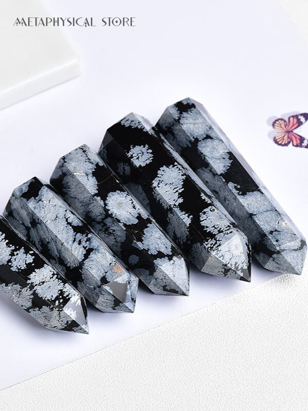 Snowflake obsidian tower