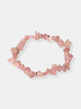 Strawberry quartz bracelet
