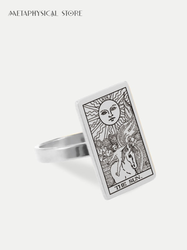 Tarot card ring