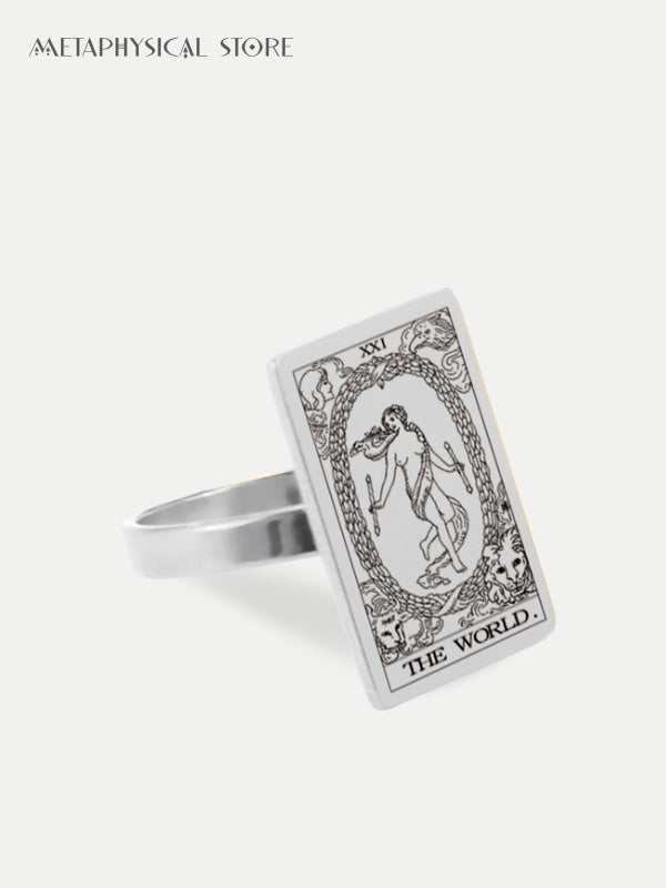 Tarot card ring