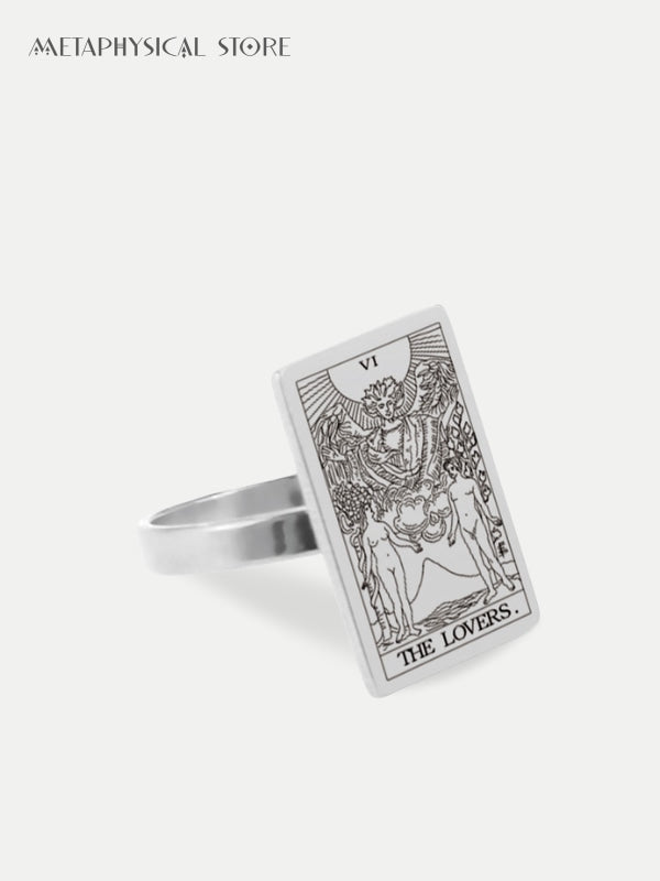 Tarot card ring