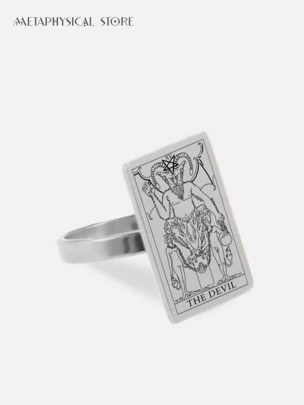 Tarot card ring