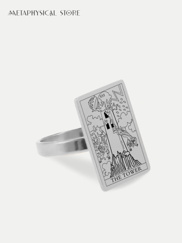 Tarot card ring