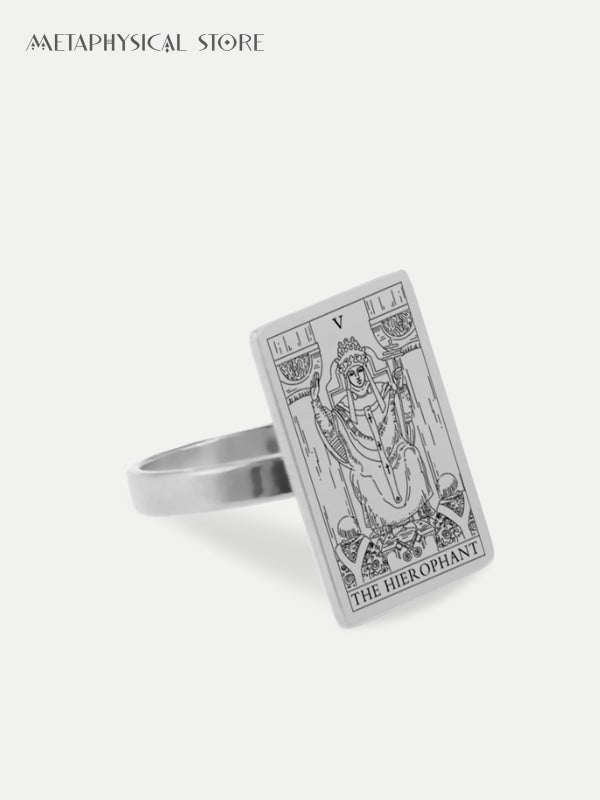 Tarot card ring