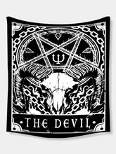 The devil tarot card tapestry