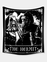 The hermit tarot card tapestry