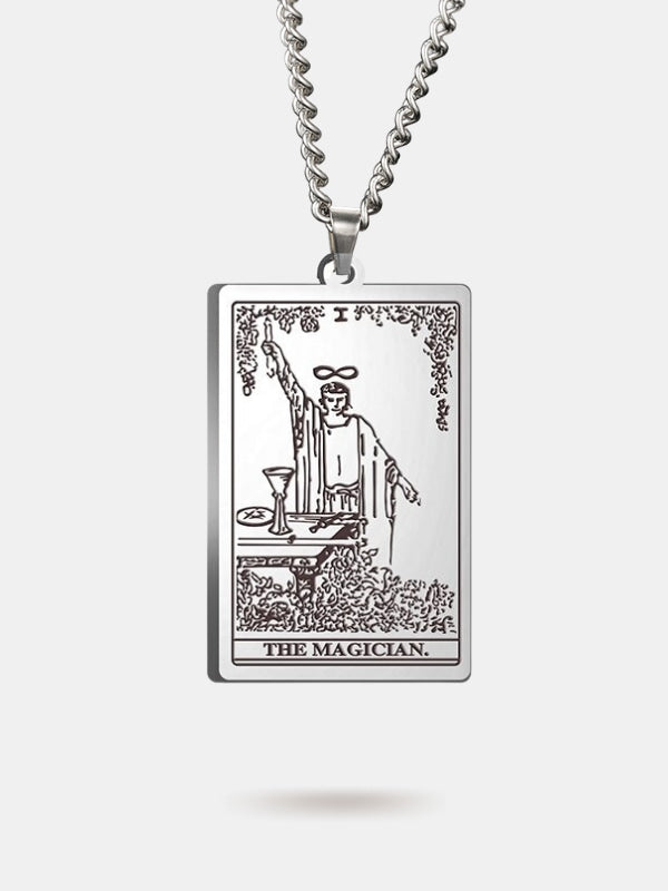 The magician tarot card necklace