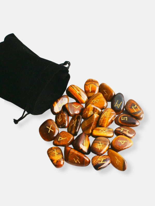 Tiger eye rune set