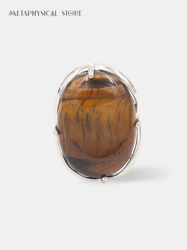 Tiger eye stone ring