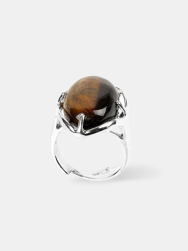 Tiger eye stone ring