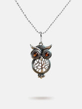 Tree of life owl necklace