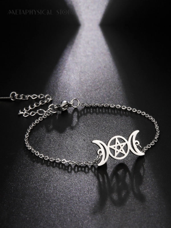 Triple moon bracelet