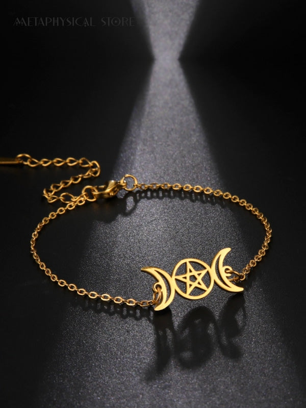 Triple moon bracelet