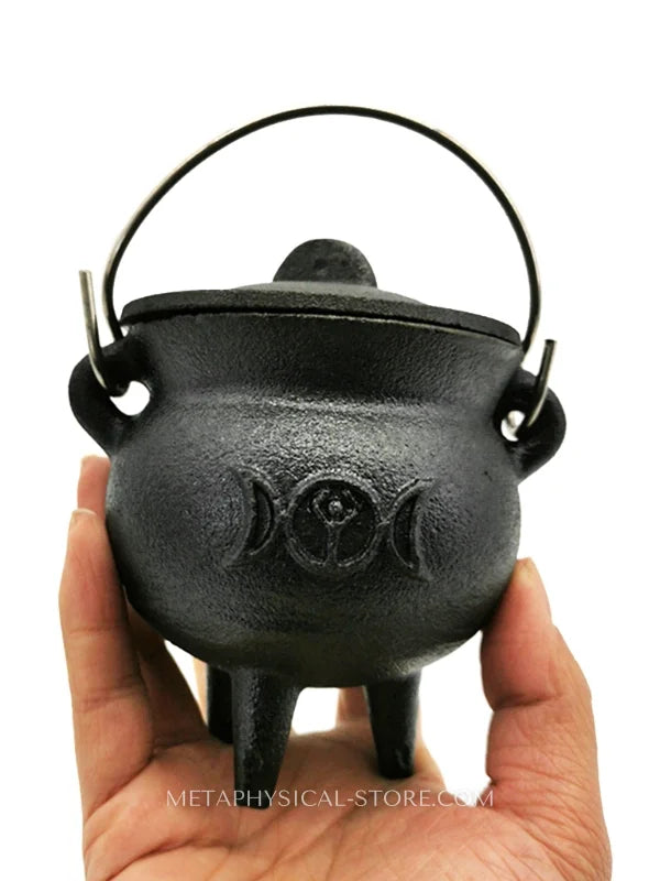 Triple Moon Cast Iron Cauldron