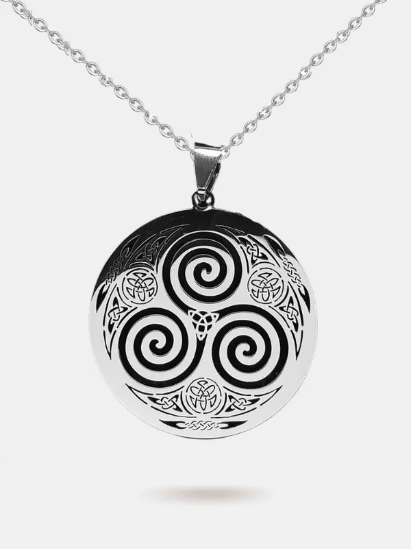 Triskele Pendant - Silver