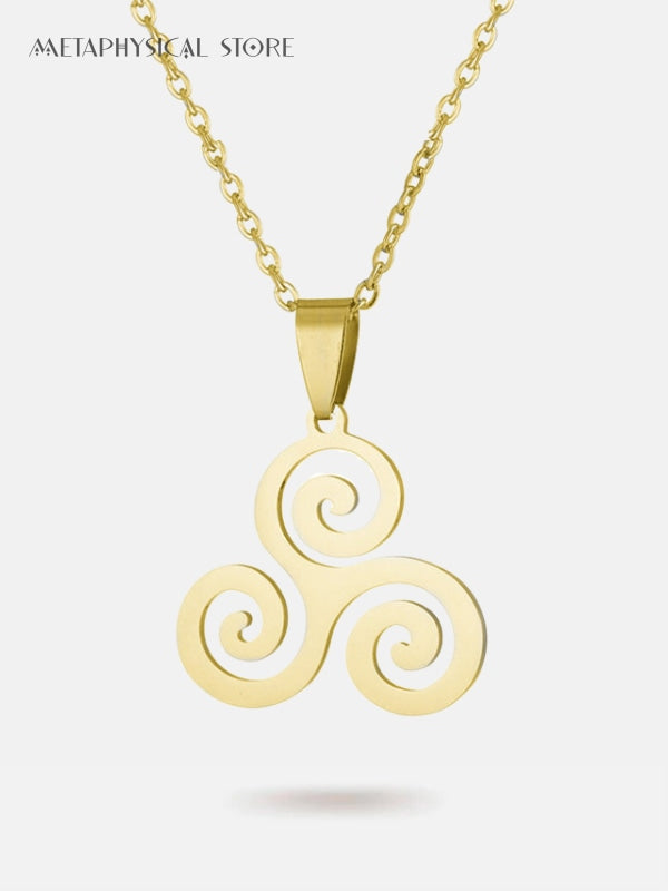 Triskelion necklace