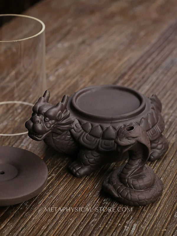 Turtle incense burner