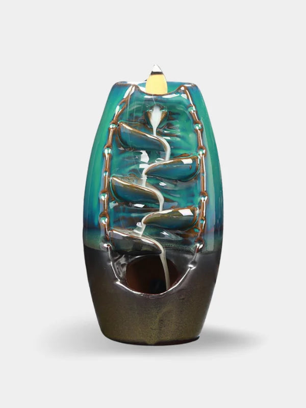 Waterfall incense burner