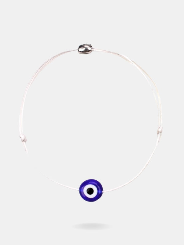 White Evil eye bracelet