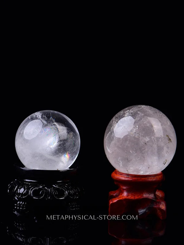 White Quartz Crystal Ball