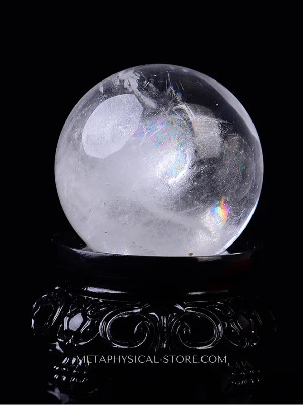 White Quartz Crystal Ball